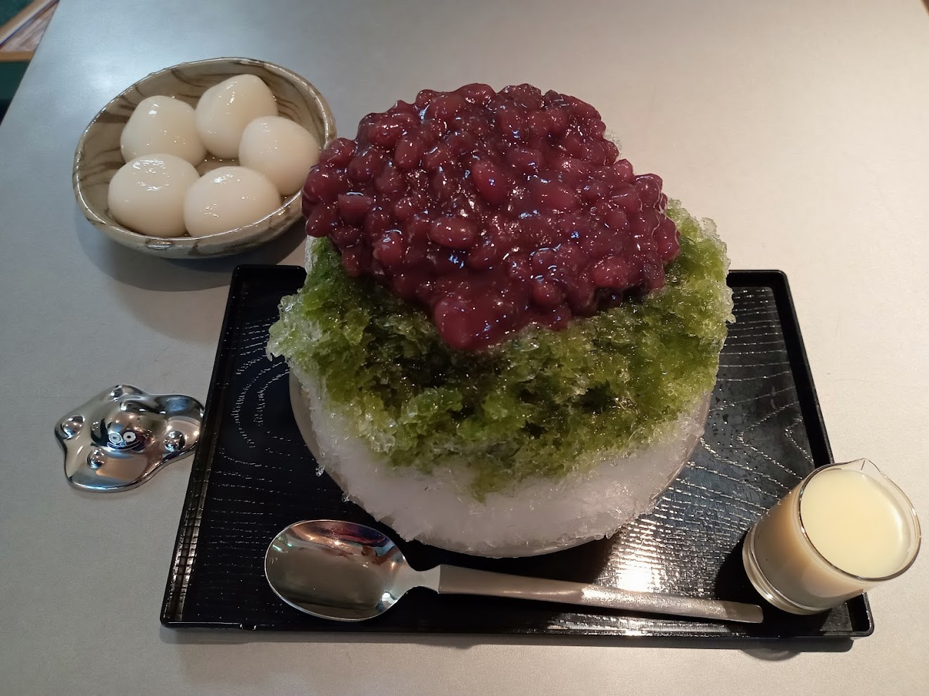 鎌倉駅 茶房雲母 氷白玉宇治金時練乳