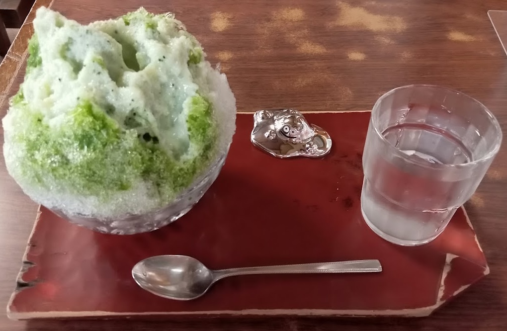 鎌倉駅 納言志るこ店 宇治金時ミルクアイス